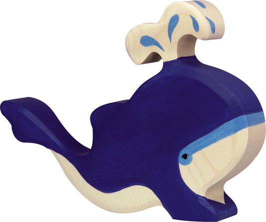 Holztiger blauwe walvis (groot)